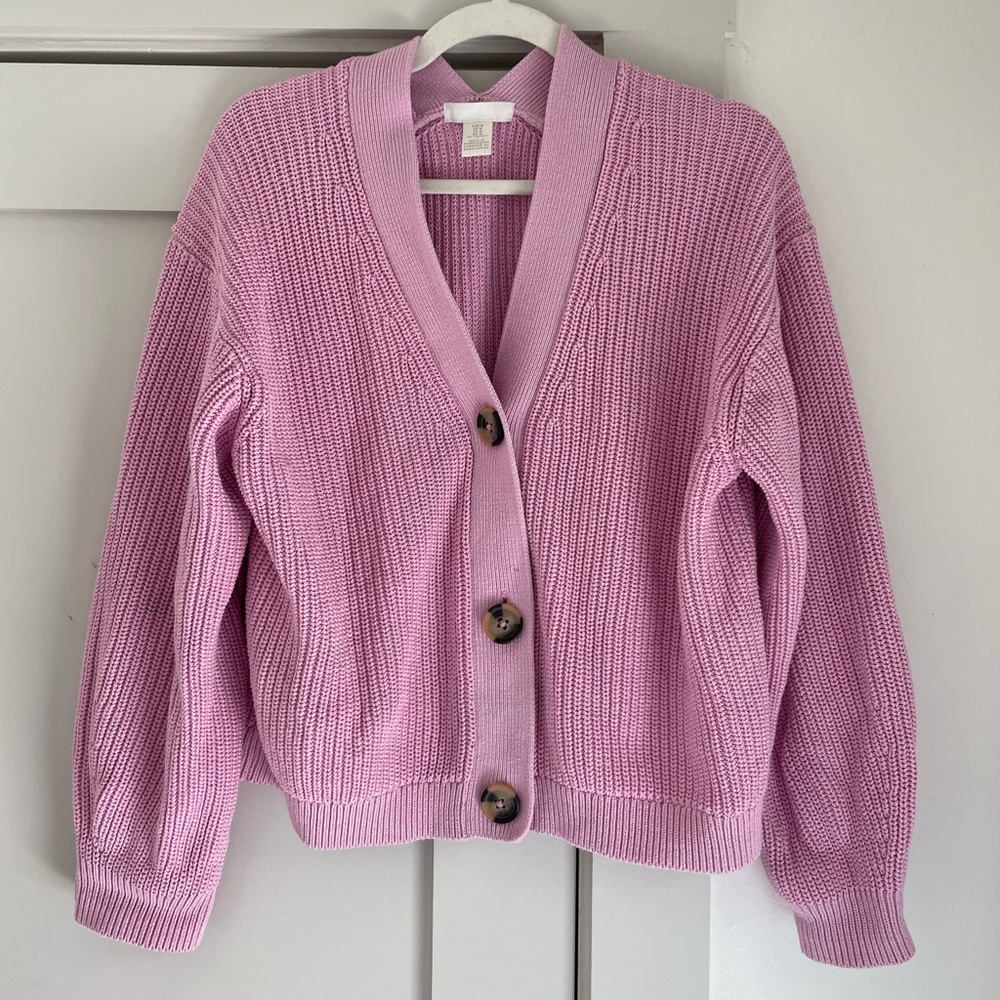 H&M Pink Cardigan